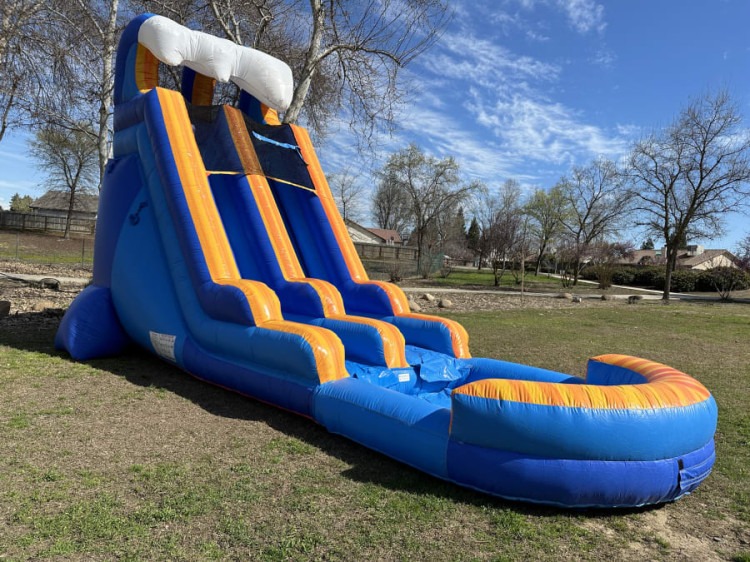 18' Single Lane Water Slide